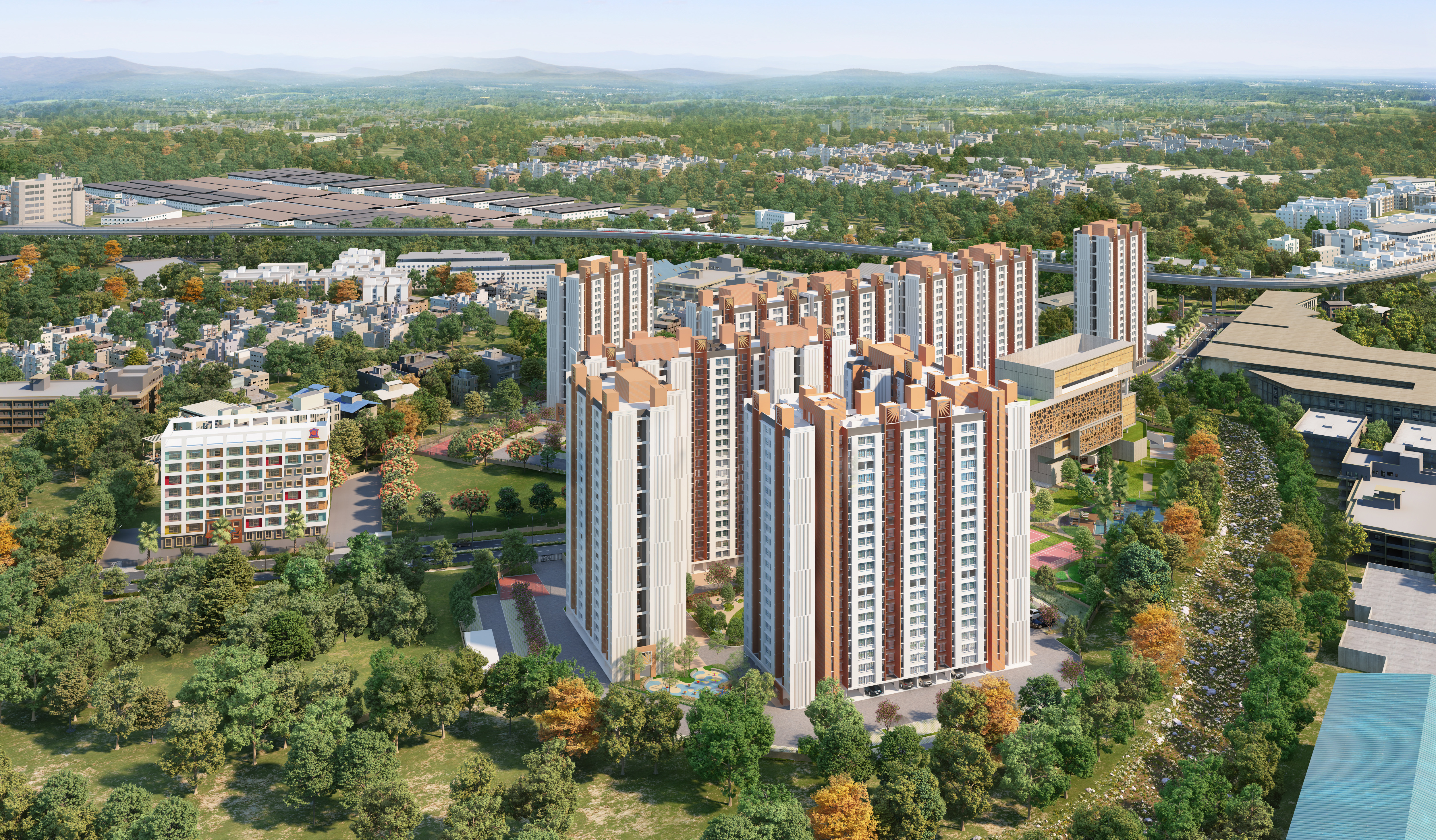 Dosti Greater Thane Project Layout